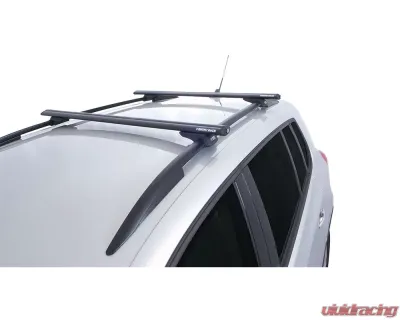 Rhino Rack Black Vortex SX 2 Bar Roof Rack Suzuki | OldsMobile | BMW | Volkswagen | Saab | Cadillac  1991-2023 - K-SX100VA118B