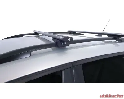 Rhino Rack Black Vortex SX 2 Bar Roof Rack Suzuki | OldsMobile | BMW | Volkswagen | Saab | Cadillac  1991-2023 - K-SX100VA118B