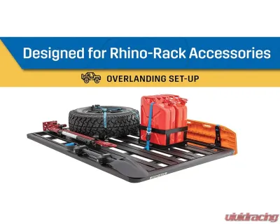Rhino Rack 60"  x 56" Pioneer Platform Unassembled w/ 2500 Leg Kit GMC | Ford F150 | Chevrolet 2015-2023 - ROLF2