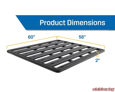 Rhino Rack 60"  x 56" Pioneer Platform Unassembled w/ 2500 Leg Kit GMC | Ford F150 | Chevrolet 2015-2023 - ROLF2