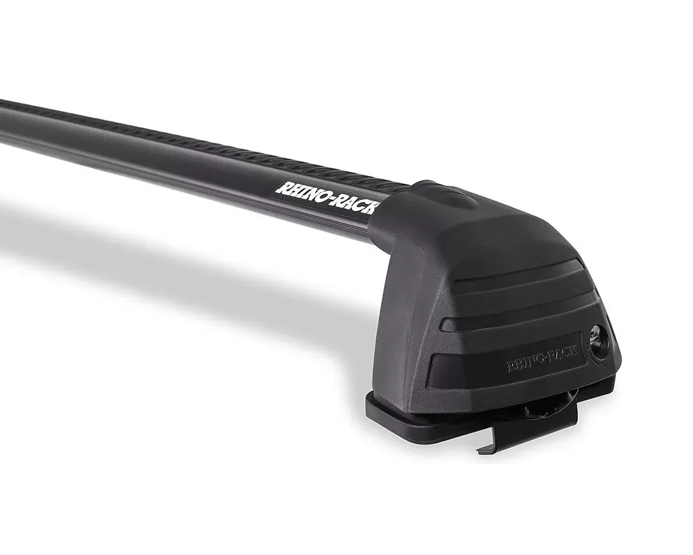 Rhino Rack Black Vortex ROC25 Flush 1 Bar Roof Rack Front - RV0033B