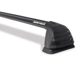 Rhino Rack Black Vortex ROC25 Flush 1 Bar Roof Rack Front