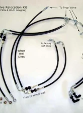 Rywire Proportion Valve Relocation Kit (Drop Ship Only - On PO Note Vehicle and Master Cyl Type)                                     - RY-PROPORTION-VALVE-RELOCATION-KIT - Image 2