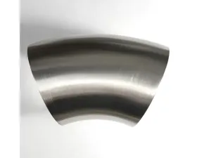Stainless Bros 1.5" SS304 45 Degree Elbow - 1D / 1.5" CLR - 16GA / .065" - No Leg