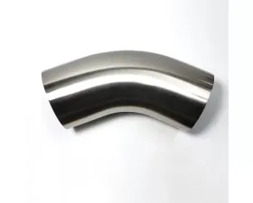 Stainless Bros 1.75" SS304 45 Degree Elbow - 1.5D / 2.625" CLR - 16GA / .065" - With Leg
