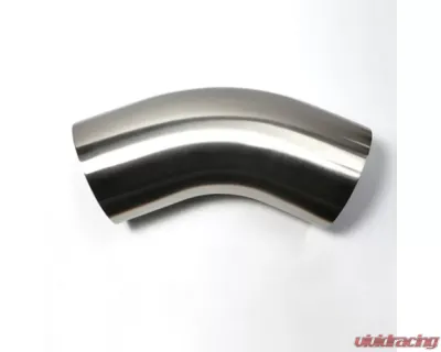 Stainless Bros 1.88" SS304 45 Degree Elbow - 1D / 1.88" CLR - 16GA / .065" - With Leg - 601-04826-4100
