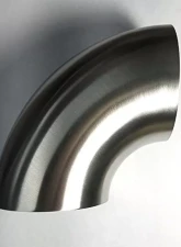 Stainless Bros 4" SS304 90 Degree Elbow - 1D / 4" CLR - 16GA / .065" - No Leg                                     - 601-10256-3100 - Image 2