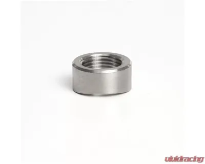 Stainless Bros M18x1.5 2.75" - 5" Dia Tube Coped Type SS304 O2 Sensor Bung - 604-00100-5000