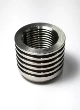 Stainless Bros M18x1.5 SS304 O2 Sensor Bung w/ Built in Heat Sink                                     - 604-00100-9000 - Image 2