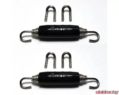 Stainless Bros Stainless Exhaust Hook w/ Slip Joint Tension Spring - 2 Pack - 608-00212-1101