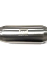 Stainless Bros 3" SS304 Inlet/Outlet Bullet Resonator 4" Round Body x 12" Length                                     - 615-07636-0111 - Image 3