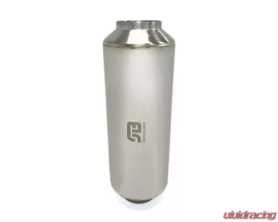 Stainless Bros 4" SS304 Lightweight Race Muffler 12" OAL - Matte Finish - 615-10213-0000