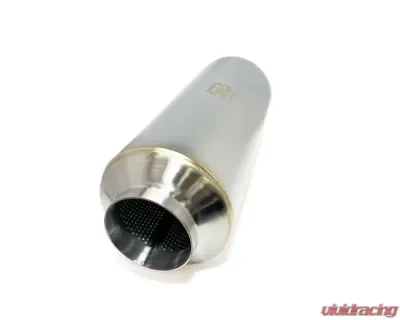 Stainless Bros 4" SS304 Lightweight Race Muffler 12" OAL - Polish Finish - 615-10213-1000