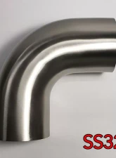 Stainless Bros 2.13" SS321 90 Degree Elbow - 1D / 2.13" CLR - 16GA / .065" - With Leg                                     - 701-05456-4100 - Image 2