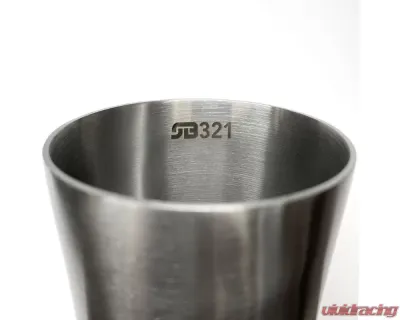 Stainless Bros 2.13" SS321 90 Degree Elbow - 1.5D / 3.2" CLR - 16GA / .065" - With Leg - 701-05456-4150