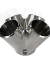 Stainless Bros SS304 Billet 4 to 1 Collector - 1.5" Pipe / 2" Pipe Round Outlet / No Wastegate                                     - 903-03915-1400 - Image 2