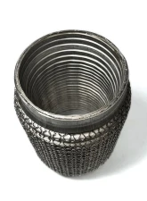 Stainless Bros Flex Section: 2.75" Stainless Steel Flex Bellow x 4" OAL - Light Braid                                     - 612-07004-2000 - Image 2