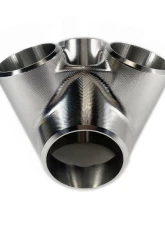 Stainless Bros SS304 Billet 3 to 1 Collector / 2" Pipe Outlet / 2" Pipe Wastegate                                     - 903-03912-1302 - Image 3