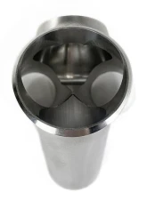 Stainless Bros SS304 Billet 3 to 1 Collector / 2" Pipe Outlet / 2" Pipe Wastegate                                     - 903-03912-1302 - Image 2