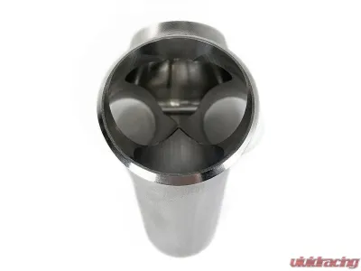 Stainless Bros SS304 Billet 3 to 1 Collector / 2" Pipe Outlet / 2" Pipe Wastegate - 903-03912-1302