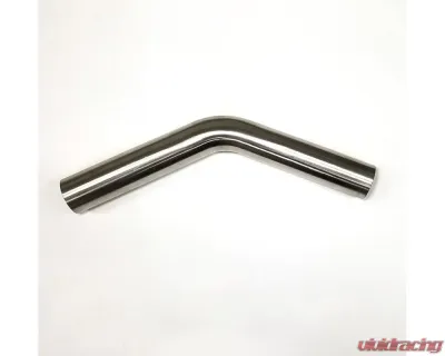 Stainless Bros SS Mandrel Bend 45 Degree: 1" SS304 45 Degree Mandrel Bend - 1.5D Radius - 16GA/.065" Wall - 6.5" Leg / 6.5" Leg - 601-02526-8150