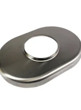 Stainless Bros Muffler Parts: 3" SS304 Oval Muffler End Cap - 6"x9" Body                                     - 614-07603-3000 - Image 2
