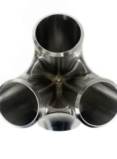 Stainless Bros SS304 Billet 3 to 1 Collector / 2" Pipe Outlet / 2" Pipe Wastegate                                     - 903-03912-1302 - Image 3