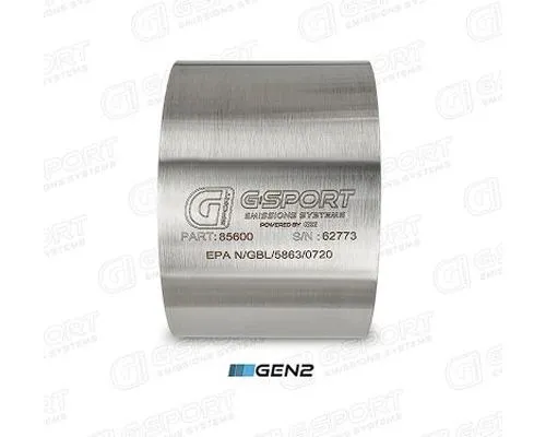 Stainless Bros Gesi G-Sport GEN 2 EPA UHOX 400 CPSI 6" In/Out x 6" Body x 4" OAL P/N 85600 - 900-02856-0000