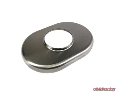 Stainless Bros Muffler Parts: 4" SS304 Oval Muffler End Cap - 6"x9" Body - 614-10203-3000