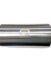 Stainless Bros Muffler Stainless: 2.5" SS304 Lightweight Race Muffler 17" OAL - Polished Finish                                     - 615-06323-1000 - Image 2