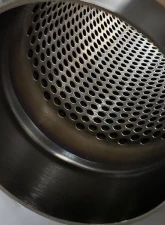 Stainless Bros Resonator: 5" SS304 inlet/outlet bullet resonator 6" round body x 31" OAL                                     - 615-12796-5114 - Image 3