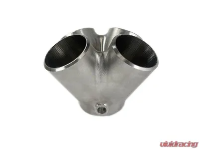 Stainless Bros SS304 Billet 4 to 1 Collector 1.5" Pipe / 2" Pipe Round Outlet / 2" Pipe Wastegate - 903-03915-1402