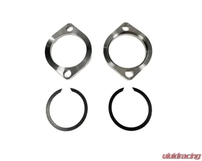 Stainless Bros Flange Turbo Specific: Exhaust Port Clamp and Retainer Kit - SS304 Harley Evo - 603-70020-0000