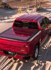 Undercover Fusion 6ft 4in Hard Folding Bed & Tonneau Cover without RAMBox (Paint Code PR4 Flame Red) RAM 2500 | 3500 2019-2021                                     - AR32004L-PR4 - Image 15