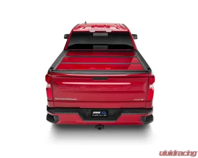Undercover Fusion 6ft 4in Hard Folding Bed & Tonneau Cover without RAMBox (Paint Code PR4 Flame Red) RAM 2500 | 3500 2019-2021 - AR32004L-PR4