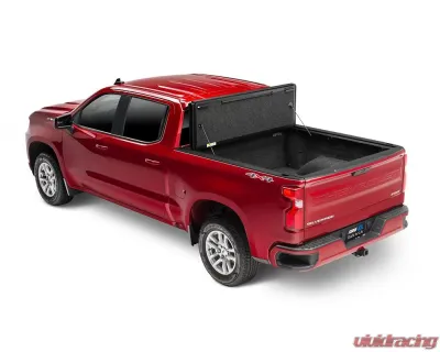 Undercover Fusion 6ft 4in Hard Folding Bed & Tonneau Cover without RAMBox (Paint Code PR4 Flame Red) RAM 2500 | 3500 2019-2021 - AR32004L-PR4