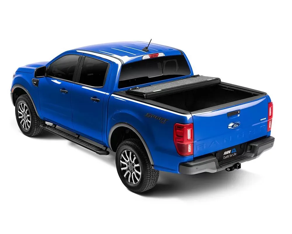 Undercover Fusion 6ft Hard Folding Bed & Tonneau Cover (Paint Code YZ White) Ford Ranger 2019+ - AR22023L-YZ