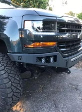 Chassis Unlimited Octane Front Bumper w/o Parking Sensors Chevrolet Silverado 1500 2016-2018                                     - CUB900211 - Image 3