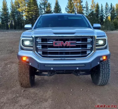 Chassis Unlimited Octane Front Winch Bumper w/o Parking Sensors GMC Sierra 1500 2016-2018 - CUB900421