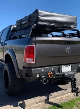 Chassis Unlimited Octane Series Rear Bumper w/o Parking Sensors Ram 1500 2009-2018                                     - CUB910031 - Image 3
