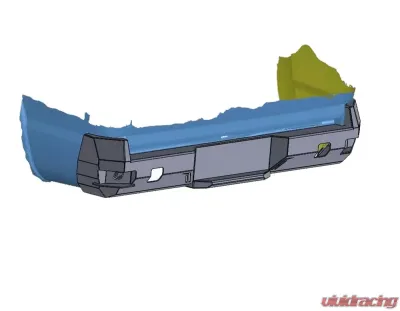 Chassis Unlimited Octane Rear Bumper w/o Parking Sensors Toyota Tacoma 2016-2021 - CUB910231