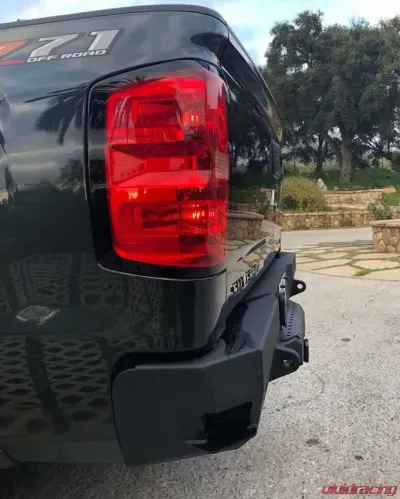 Chassis Unlimited Octane Rear Bumper w/Parking Sensors Chevrolet Silverado 1500 2014-2018 - CUB910372