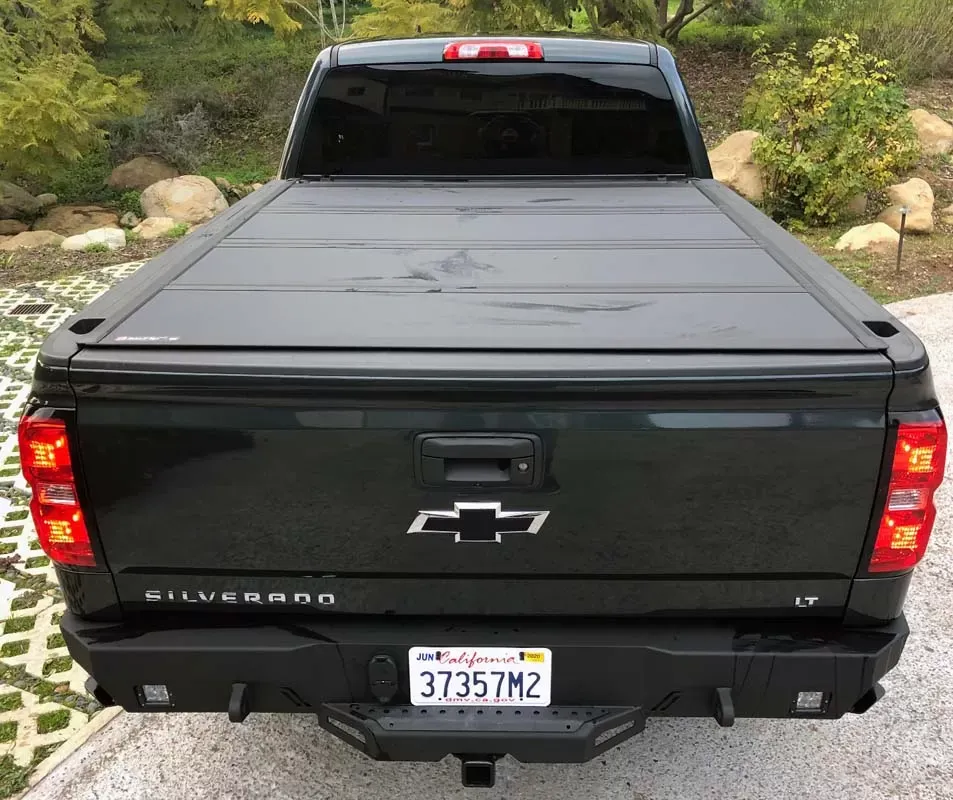 Chassis Unlimited Octane Rear Bumper w/Parking Sensors Chevrolet Silverado 1500 2014-2018 - CUB910372