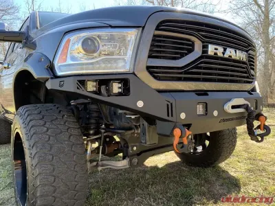 Chassis Unlimited Octane Series Front Winch Bumper w/o Sensors Ram 1500 2013-2018 - CUB940031