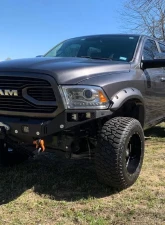 Chassis Unlimited Octane Series Front Winch Bumper w/o Sensors Ram 1500 2013-2018                                     - CUB940031 - Image 4