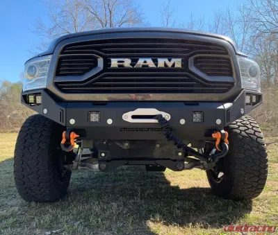 Chassis Unlimited Octane Series Front Winch Bumper w/Parking Sensors Ram 1500 2013-2018 - CUB940032