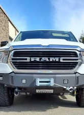 Chassis Unlimited Octane Series Front Winch Bumper w/o Parking Sensors Ram 1500 2019-2021                                     - CUB940101 - Image 3