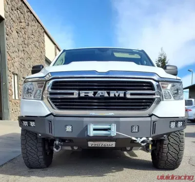 Chassis Unlimited Octane Series Front Winch Bumper w/o Parking Sensors Ram 1500 2019-2021 - CUB940101