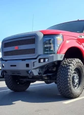 Chassis Unlimited Octane Series Front Winch Bumper Ford Superduty F-250 | F-350 2011-2016                                     - CUB940111 - Image 3