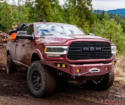 Chassis Unlimited Octane Series Front Winch Bumper w/o Sensors Ram 2500 | 3500 2019-2021 - CUB940321